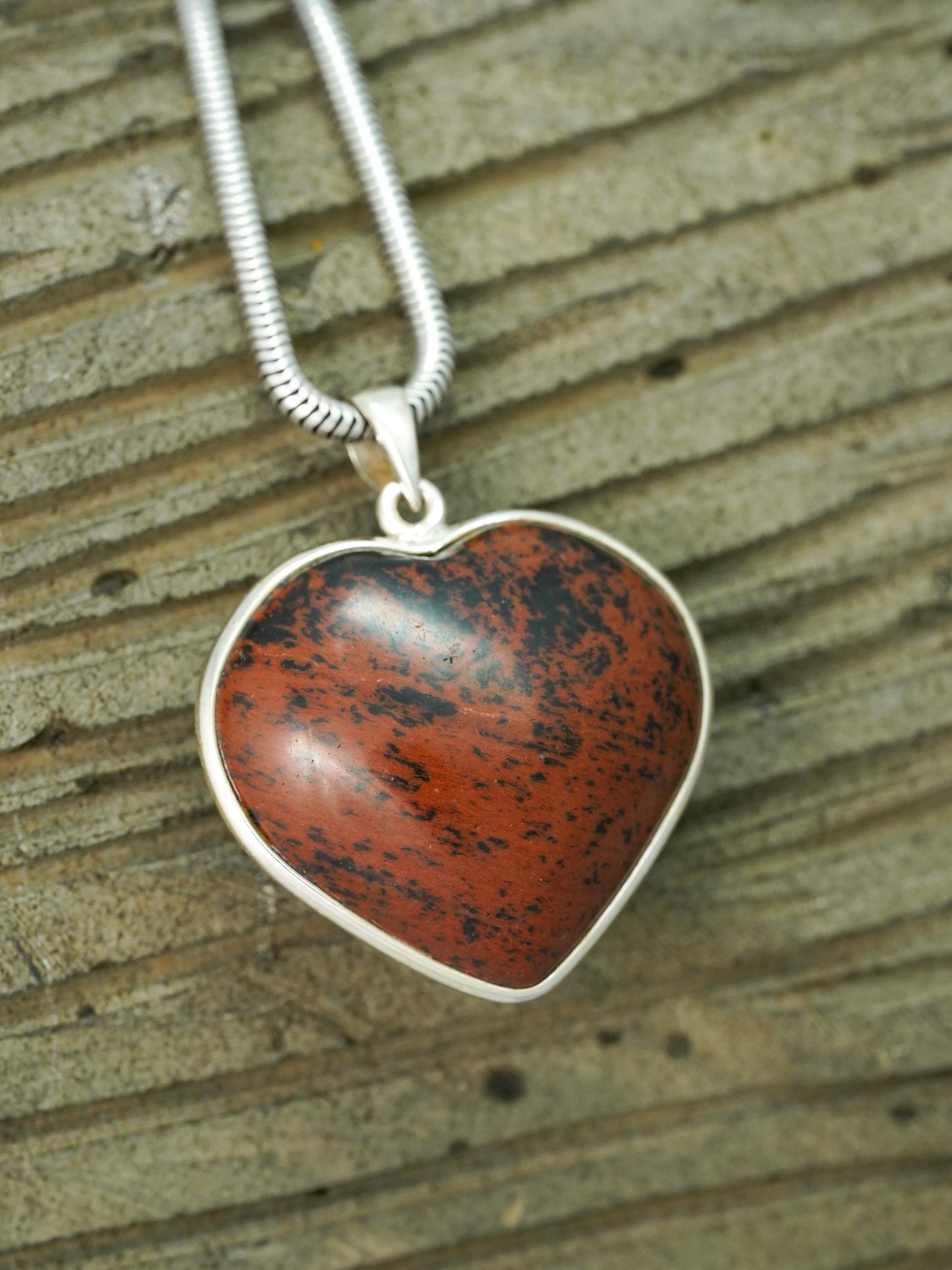 Mahogany Obsidian Pendants