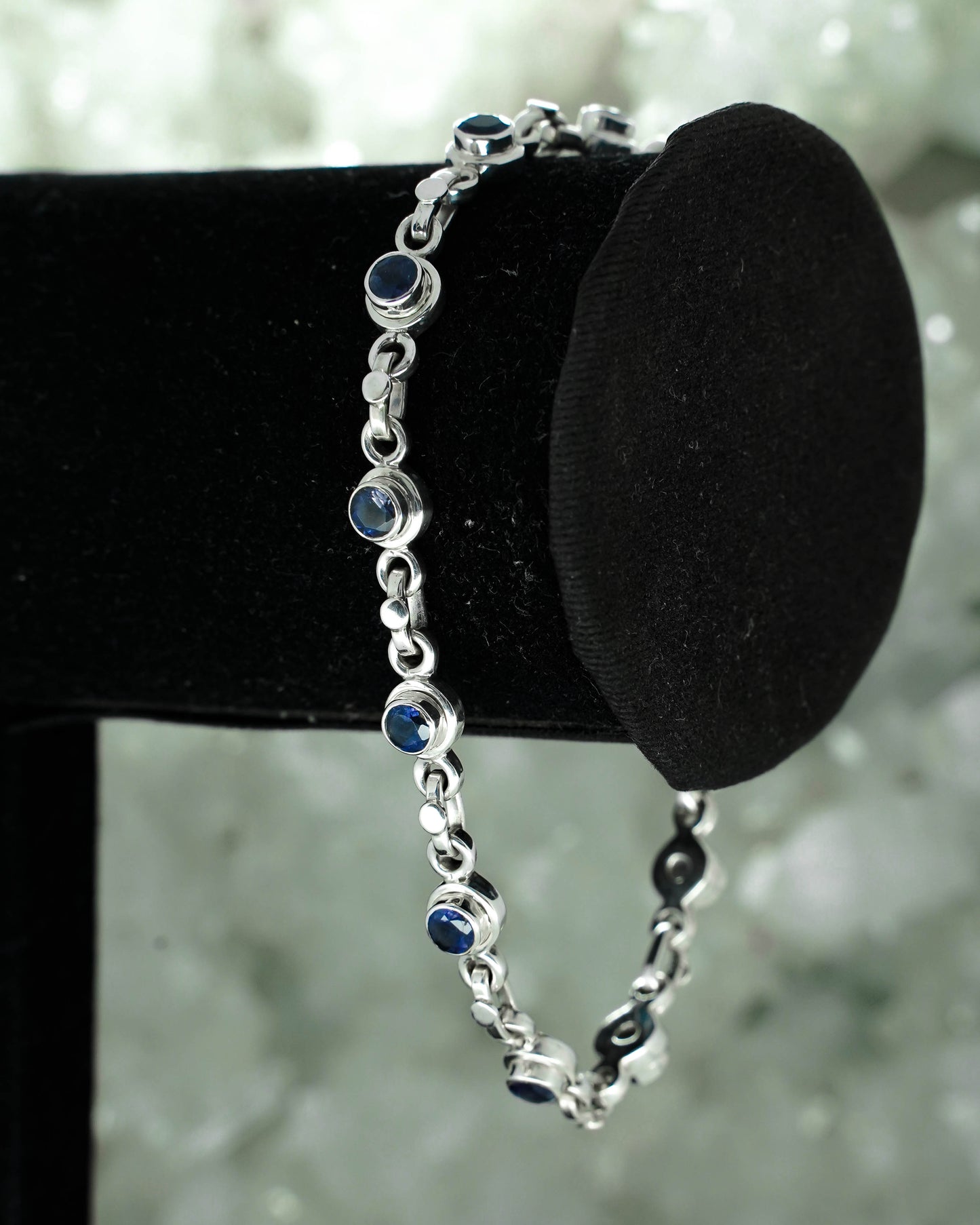 Iolite Silver Bracelet | SSB004