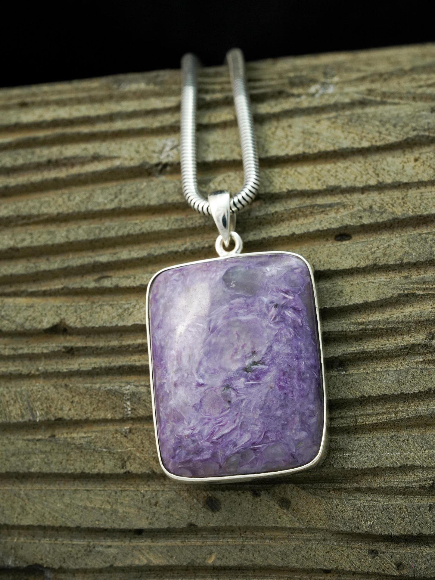 Charoite Pendants