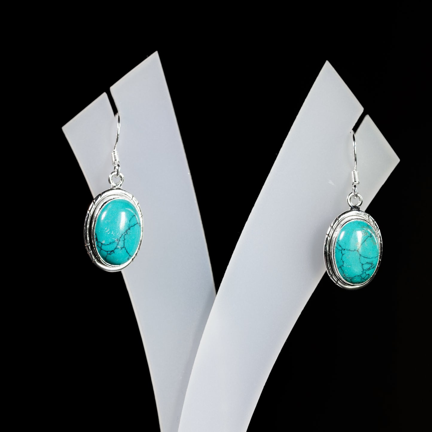 10x14 Oval Slope Earrings