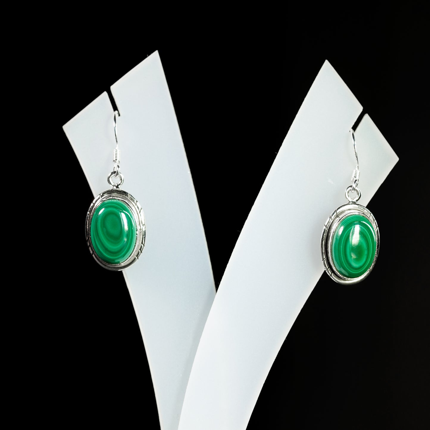 10x14 Oval Slope Earrings