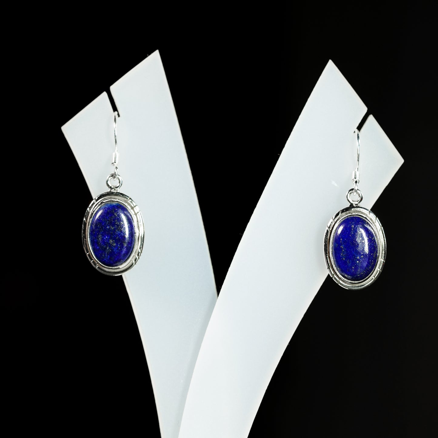 10x14 Oval Slope Earrings