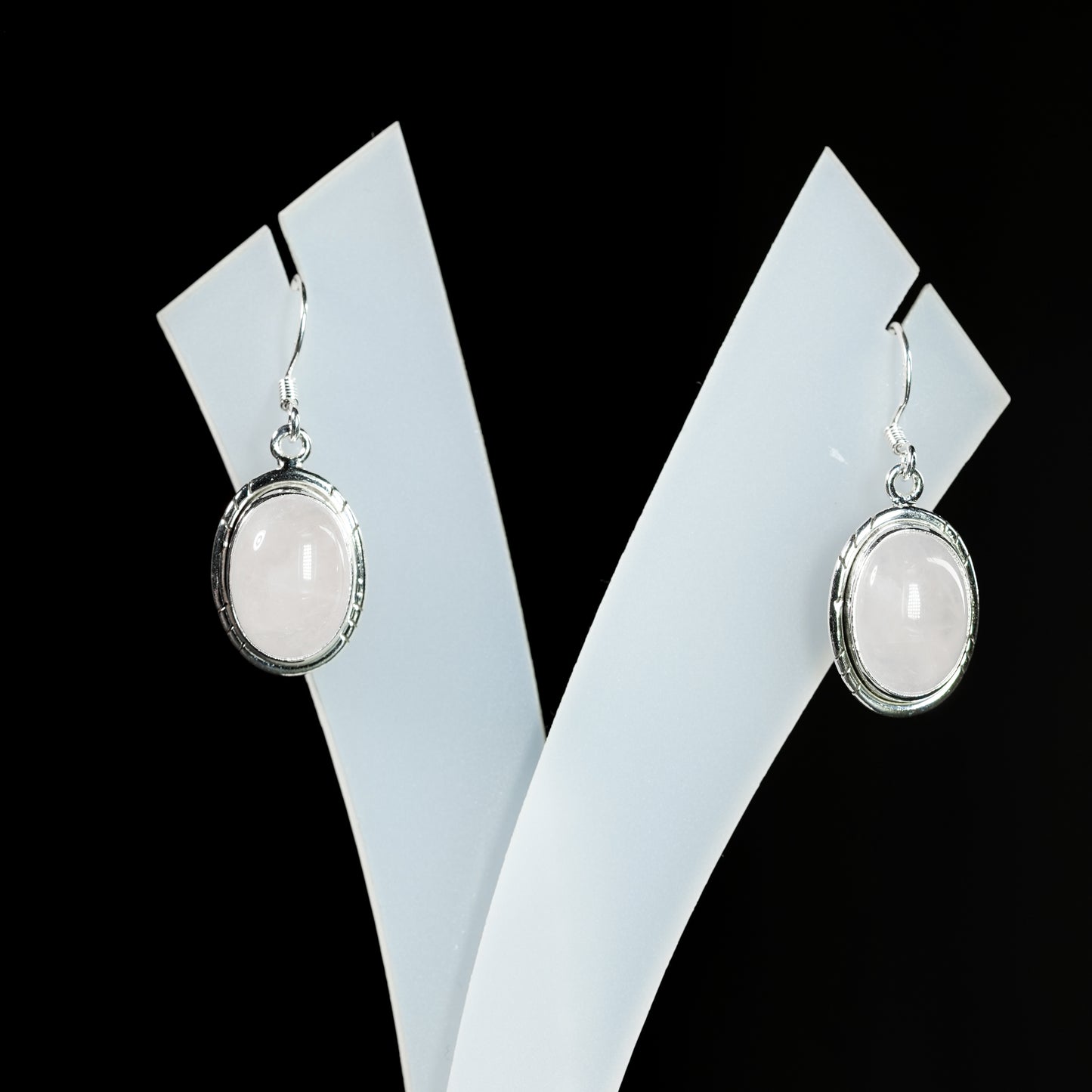 10x14 Oval Slope Earrings