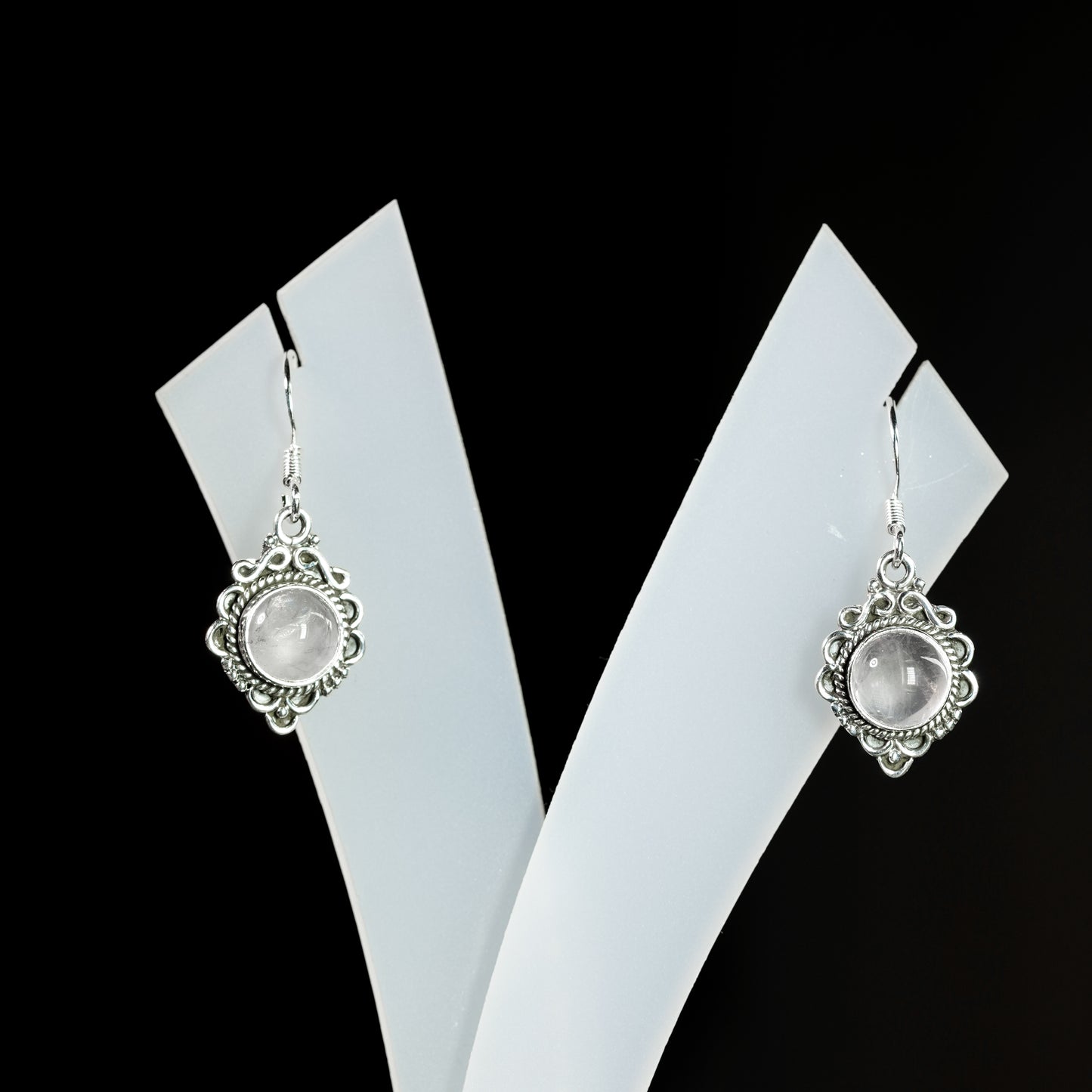 8 Round Flower Earrings