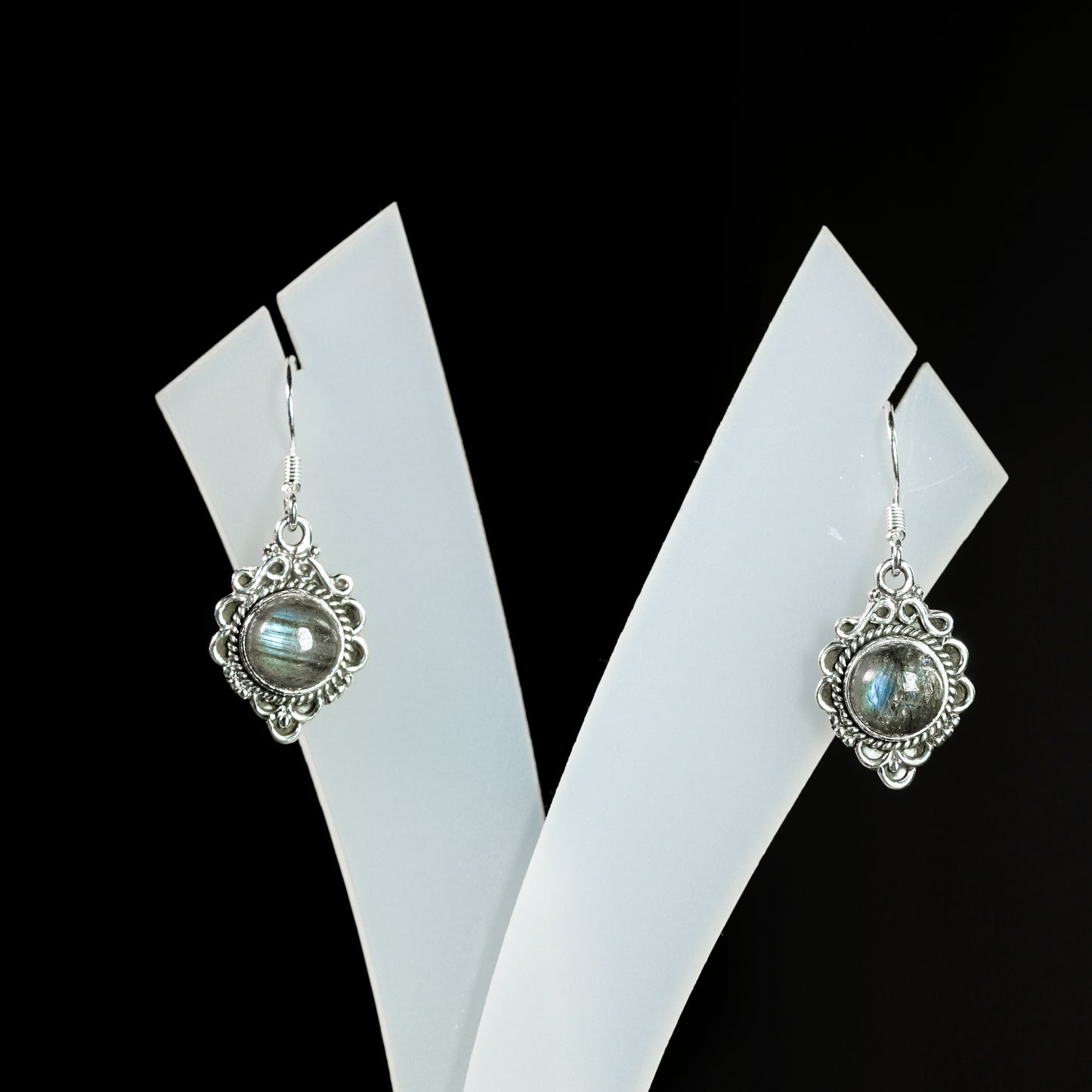 8 Round Flower Earrings