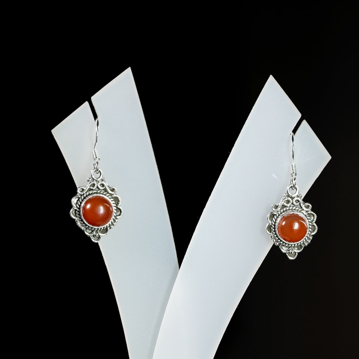 8 Round Flower Earrings