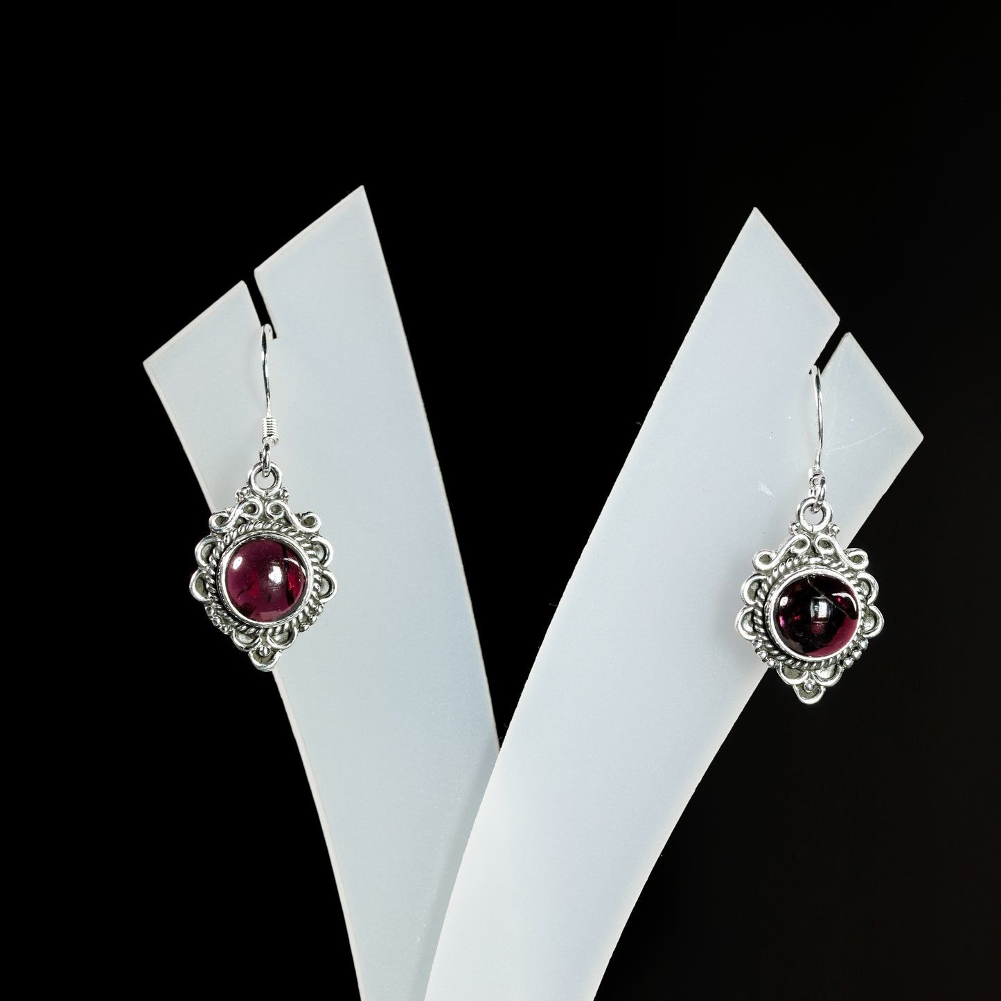8 Round Flower Earrings