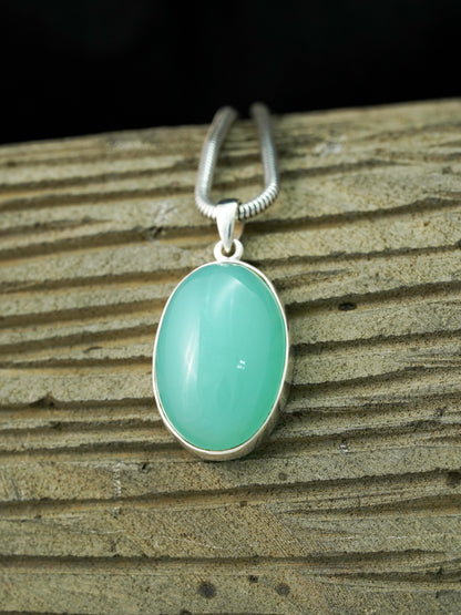 Chrysoprase Pendants