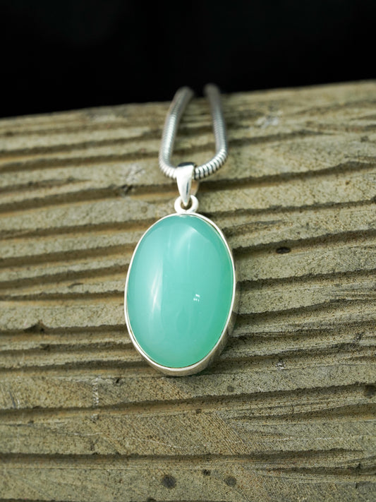 Chrysoprase Pendants