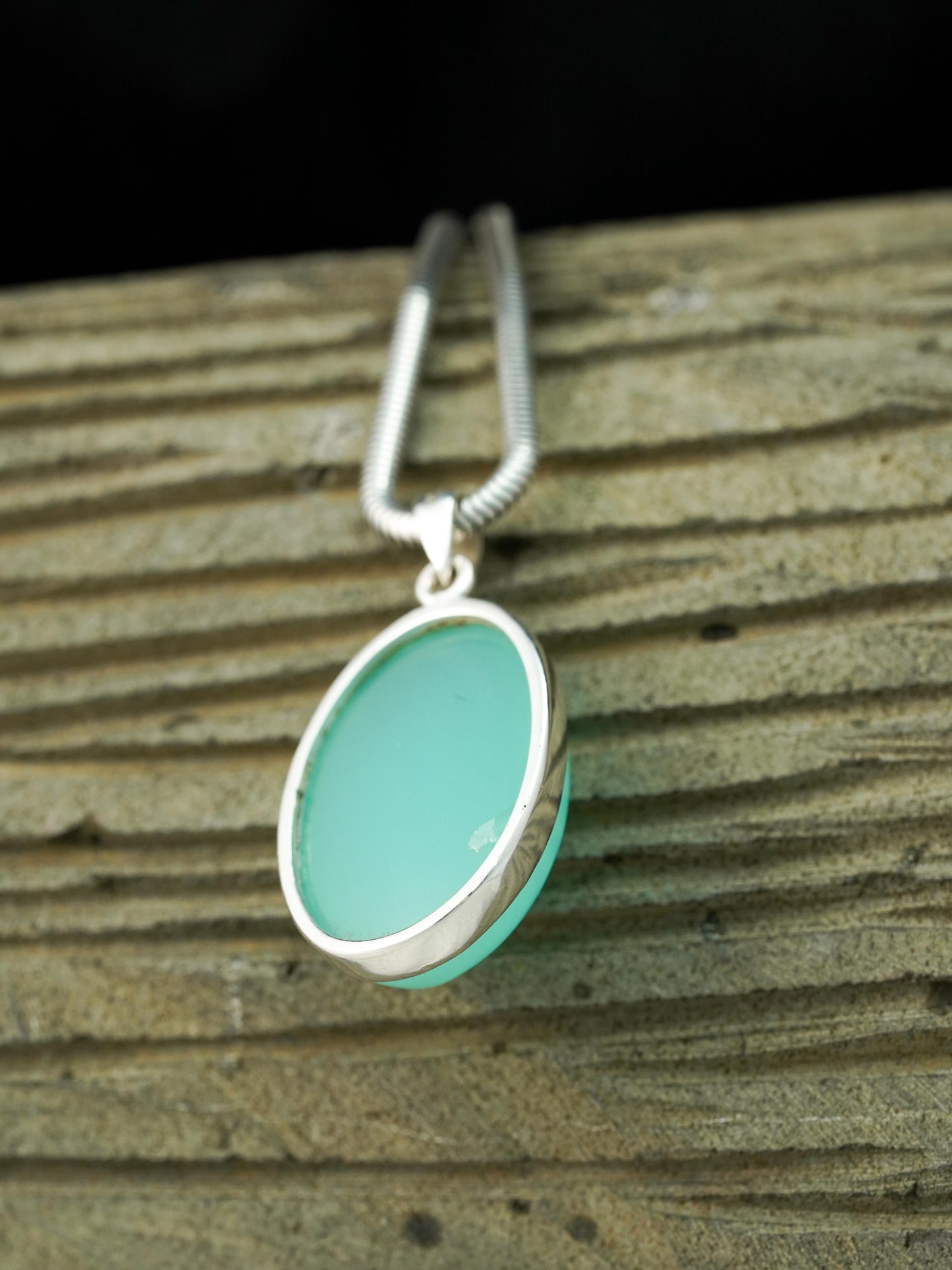 Chrysoprase Pendants
