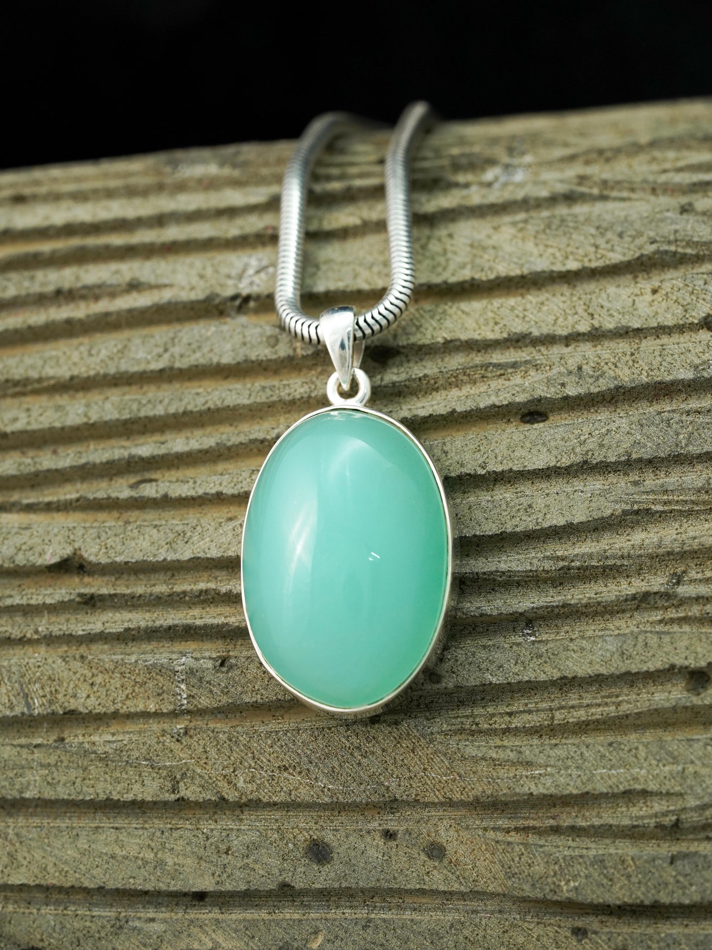 Chrysoprase Pendants