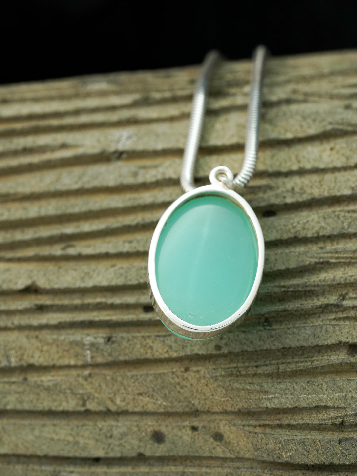 Chrysoprase Pendants