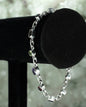Oval Round Silver Bracelet | SSB002