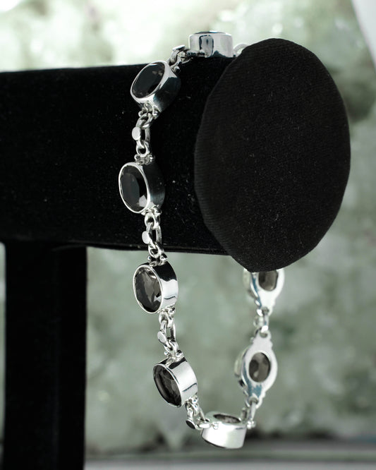 Oval Tikli Silver Bracelet | SSB003