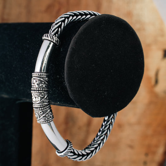 Plain Silver Bracelet | PSB007