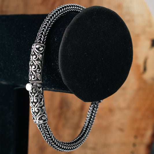 Plain Silver Bracelet | PSB008