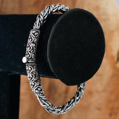 Plain Silver Bracelet | PSB011