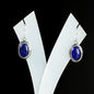 10x14 Oval Slope Earrings