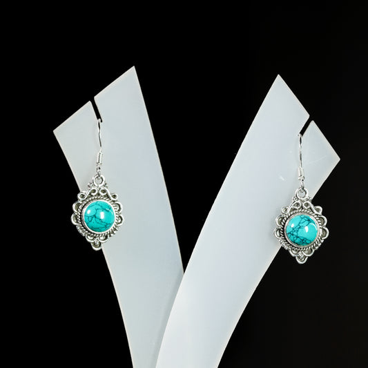 8 Round Flower Earrings