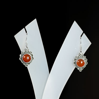 8 Round Flower Earrings