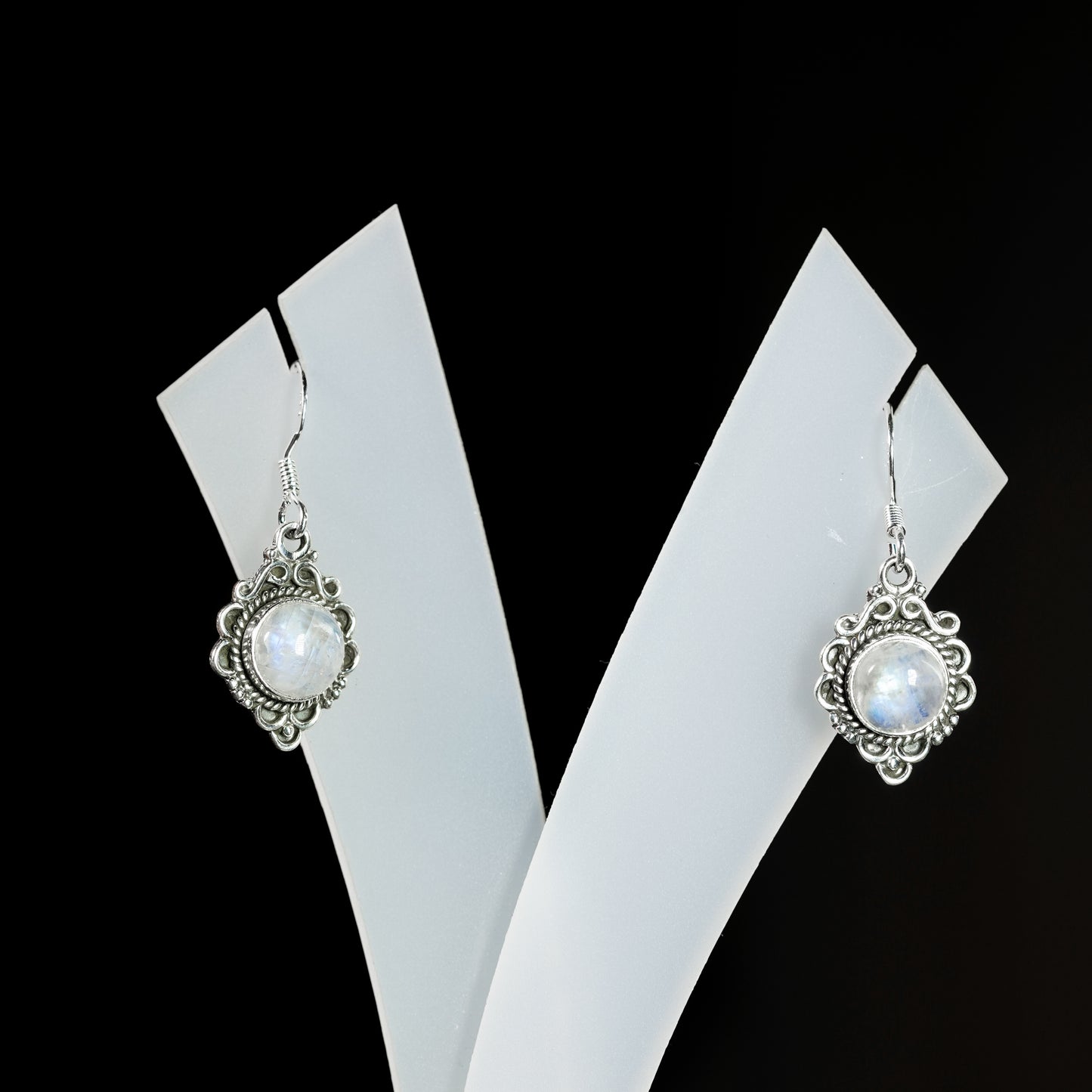 8 Round Flower Earrings