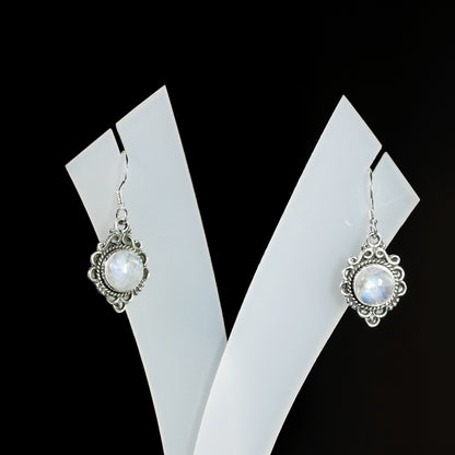 8 Round Flower Earrings