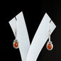 7x9 Oval Pendulum Earrings