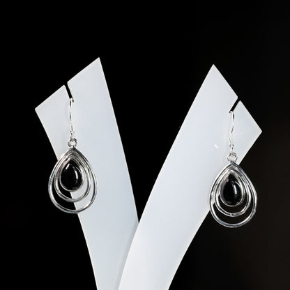 7x10 Tear Double Drop Earrings