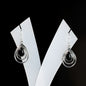7x10 Tear Double Drop Earrings