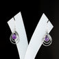 7x10 Tear Double Drop Earrings
