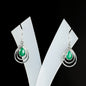 7x10 Tear Double Drop Earrings