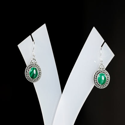 7x9 Oval Twisted Wire Earrings