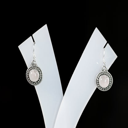 7x9 Oval Twisted Wire Earrings
