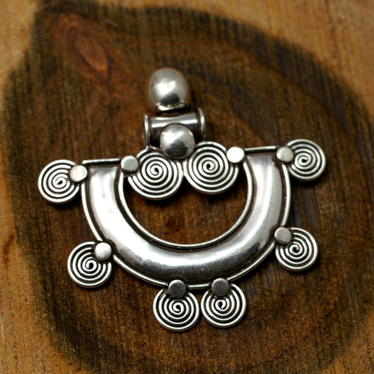Tribal Silver Pendant | PPEN016
