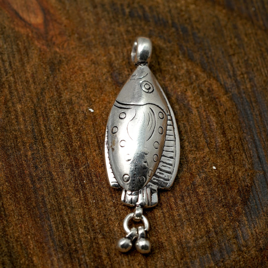 Fish Silver Pendant | PPEN031