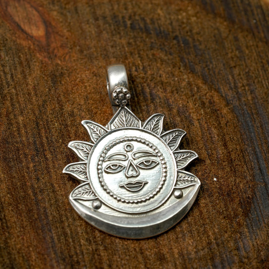 Sun Face Pendant | PPEN034