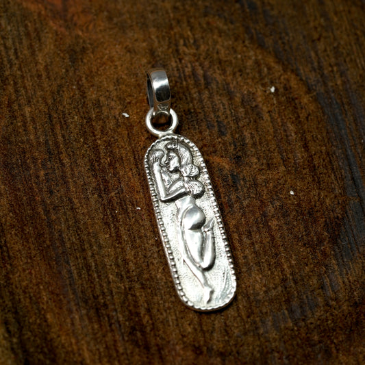 Woman Silver Pendant | PPEN045