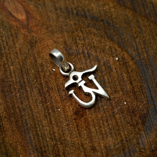 Nepali OM Silver Pendant | PPEN046
