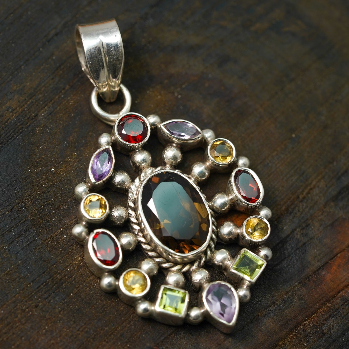 Oval Silver Pendant | SDP011