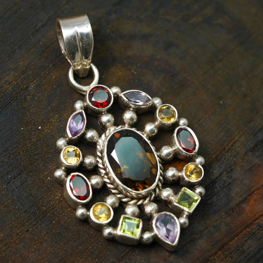 Oval Silver Pendant | SDP011