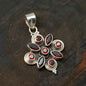 Garnet Silver Pendant | SDP016