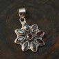 Marquise Flower Silver Pendant | SDP017