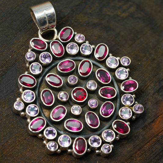 Stone Silver Pendant | SDP019