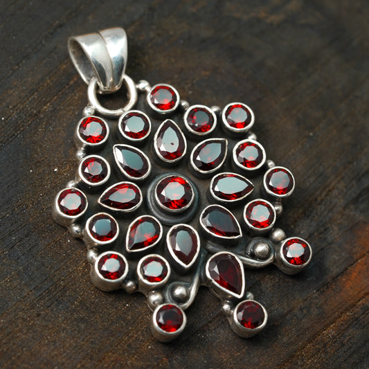 Jhumka Silver Pendant | SDP023