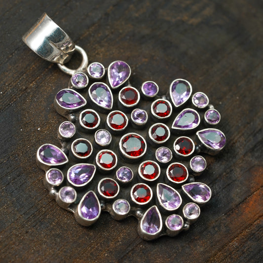 Flower Silver Pendant | SDP024