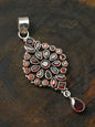 Garnet Silver Pendant | SDP027
